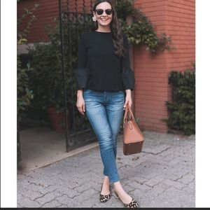 J. Crew knit bell sleeve top